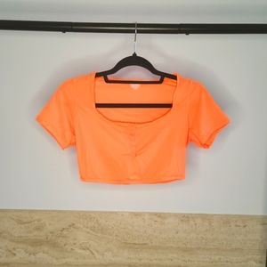 Skims Neon Crop Top